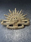 Australian Commonwealth Military Forces Genuine Cap Badge WW1