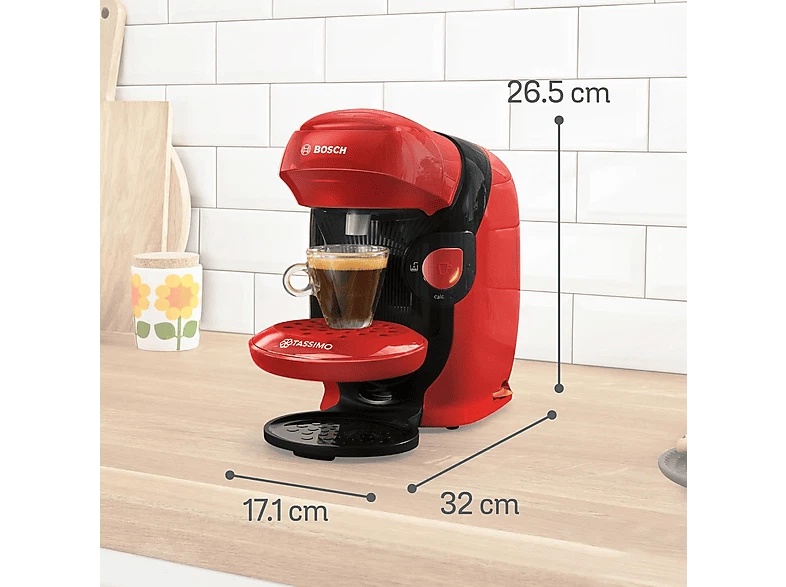 Cafetera cápsulas-Bosch Tassimo Style TAS113EC, 3.3bar, 0.7l,Regalo 2Packs Café  - Imagen 2 de 4