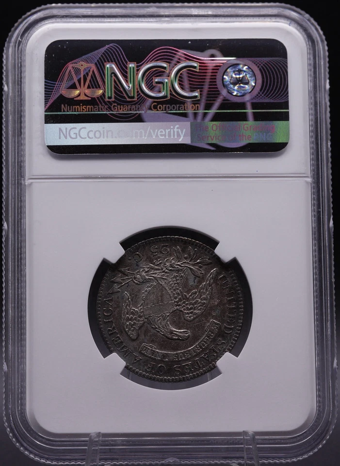 1819 Capped Bust Quarter 25C NGC XF Details • Mintage 144,000 • Corrosion - Image 2 of 4