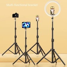63" Tablet Floor Stand Tripod Holder Bracket Adjustable Phone For 4"-10.9" ipad