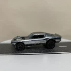1970 Hot Wheels Redline Custom Ford Mustang Boss Hoss Silver Chrome Original VTG