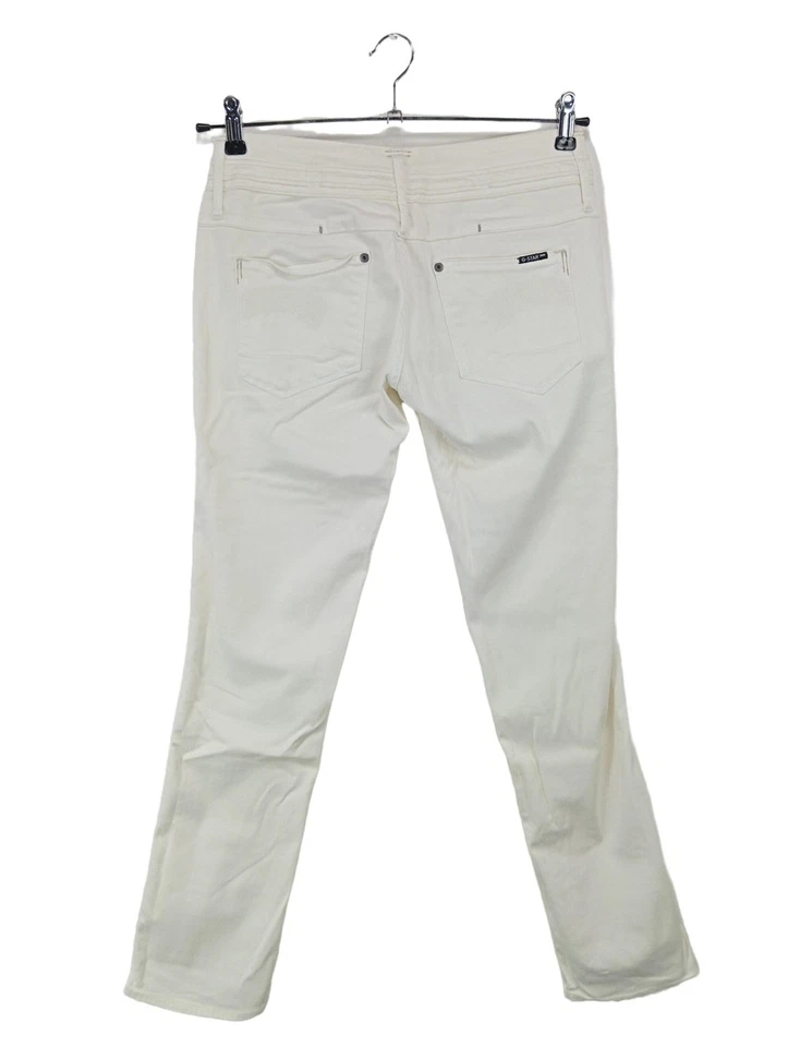 G-STAR RAW Jeans coupe-droite Dames Jeans T EU 38 blanc style décontracté - Photo 2/4