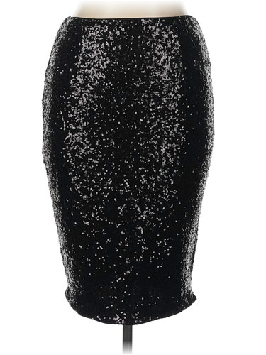 Anna-kaci Women Black Formal Skirt L