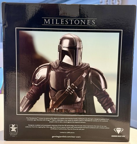 Din Djarin The Mandalorian 1:6 Scale Statue Milestones Daimond - Picture 2 of 5