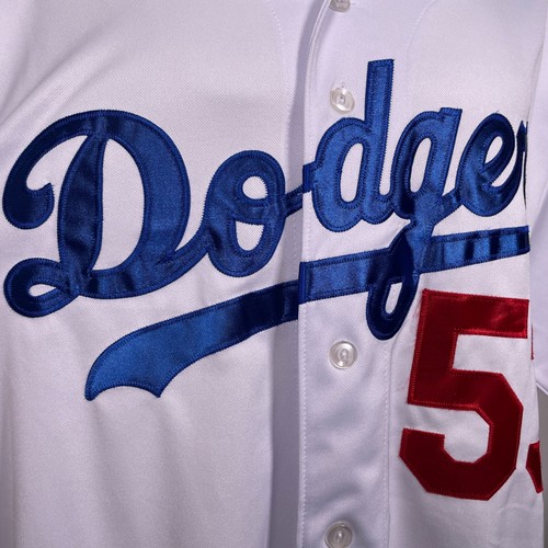 Don Drysdale #53 Los Angeles Dodgers Mitchell & Ness maglia bianca uomo 54 nuova con etichette - Foto 4 di 18