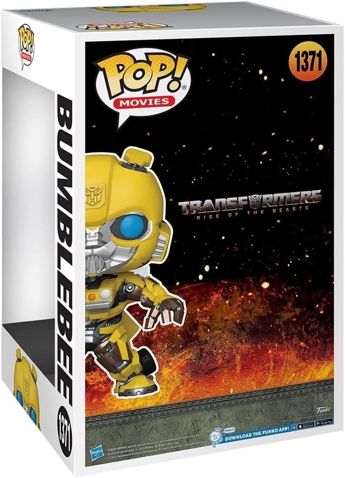 Funko Pop Movies 10" Jumbo Bumblebee Transformers Rise Of The Beasts New - Image 2 of 3