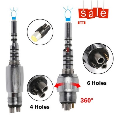Dental Quick Coupler Coupling 4 Hole / 6 Hole fit KAV Multiflex Lux Handpiece