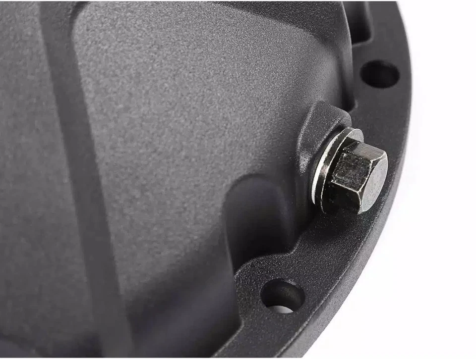 Rugged Ridge Boulder Differential Cover Aluminum Black 16595.14 Fits Dana 35 Foto 4 de 4