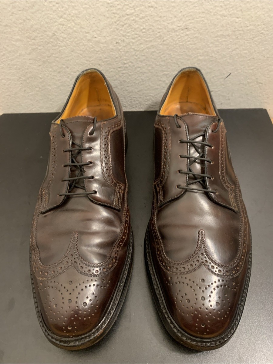 VTG Florsheim Imperial Shell Cordovan 93605 Longwing Kenmoor Dress