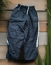 Nike Boys Athletic Pants Black-And-White Size Large Lined