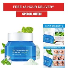 WELOSUER Teeth Whitening Powder - Enamel Safe, Peroxide-Free, Stain Remover