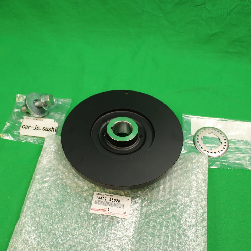 TOYOTA 3.0L SUPRA 80 LEXUS GS/IS/SC300 HARMONIC Balancer CRANKSHAFT Damper &Bolt - Image 4 of 4