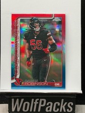 2025 Topps Chrome Football - Darius Robinson #9 Red White Blue Refractor