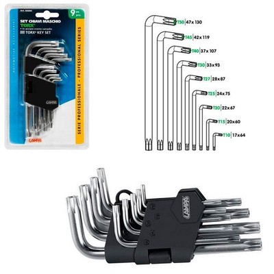LAMPA 9-piece Torx wrench set x