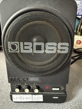 Boss MA-12 Studio Monitor Speaker Black