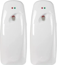 Automatic Air Freshener Spray Dispenser (2-Pack) Wall Mounted or Free Standing