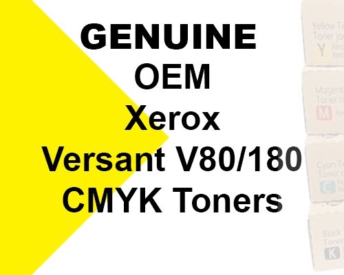 OEM Xerox Versant 80 180 Press Toner Set CMYK 6R1642 6R1643 6R1644 6R1645 - Photo 2/3