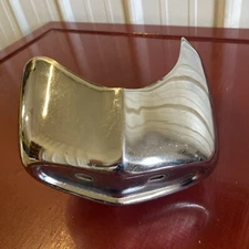 1960 FORD GALAXIE LEFT HAND FRONT BUMPER GUARD CHROME HOUSING