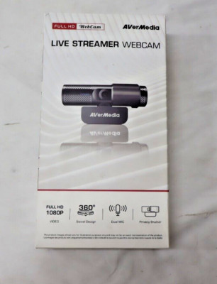 AVerMedia Live Streamer Cam 3 Full HD 1080P Webcam with Privacy Shutter 1413717