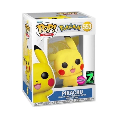 Funko Pop! Pokemon Pikachu (Flocked) 553 Exclusive New