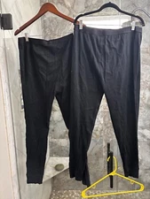 Polar Edge mens two large Black long johns