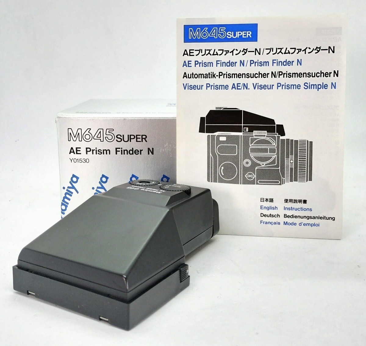 Mamiya 645 Super AE Prism Finder N for 645 Super Medium Mamiya 645 Super AE Prism Finder N for 645 Super Medium