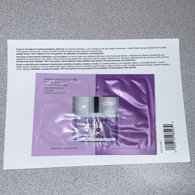 Clinique Smart Clinical MD Multi-Dimensional Age Transformer Duo Sample Card Pk