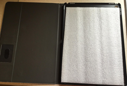 APPLE IPAD PRO 12.9" 1st GENERATION 2015 WHITE LEATHER COVER CASE PLUS PROTECTOR - Picture 4 of 6