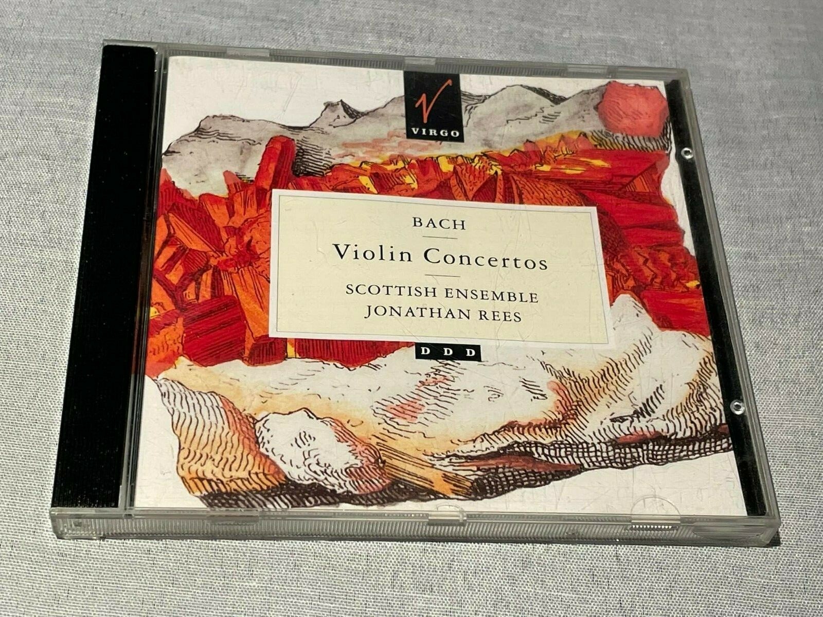 J S Bach - Violin Concertos  Scottish Ensemble - CD Album - 1991 Virgin Classics