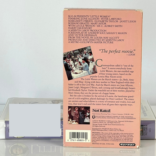 Little Women VHS 1995 1949 Video Tape Film Elizabeth Taylor Movie VTG - Picture 2 of 2