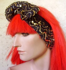 2525 / Armored Bandana / Black Gold Sequins