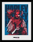 Harley Quinn Red Birds of Prey Film Art Framed Picture Print 17.5x13.5 Sealed