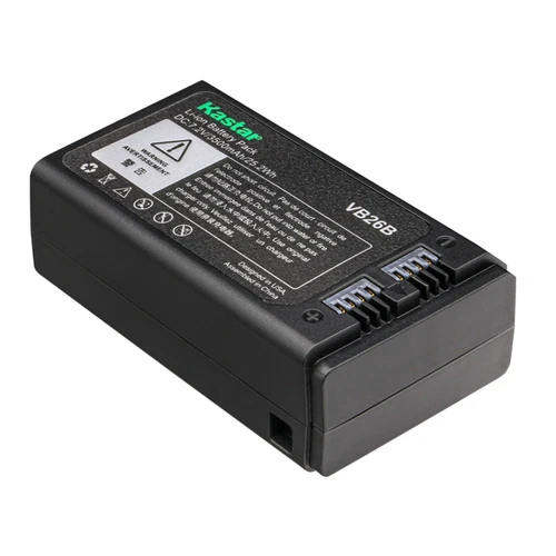 Kastar VB26B Battery Replacement for GODOX Flash Speedlight V860III-O V860III-S - Picture 3 of 8