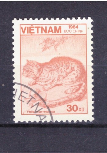 BRIEFMARKEN Einzelne Vietnam 1984 Ordentliche Serie Thema Blumen Tiere FX20 - Bild 3 von 16