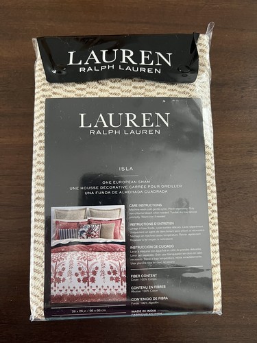 NIP RALPH LAUREN ISLA TEXTURED EUROPEAN SHAM - Picture 2 of 6