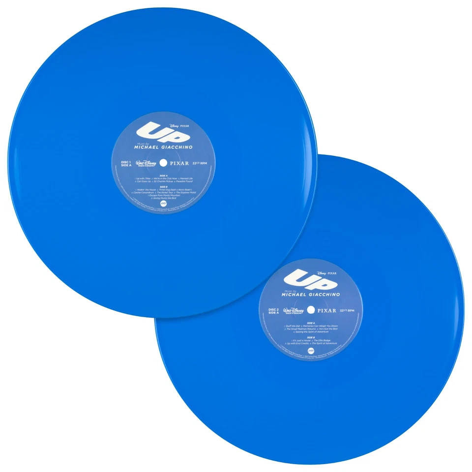 UP (DISNEY PIXAR MONDO SOUNDTRACK) [2 X BLUE VINYL] NEW & SEALED - Image 2 of 2
