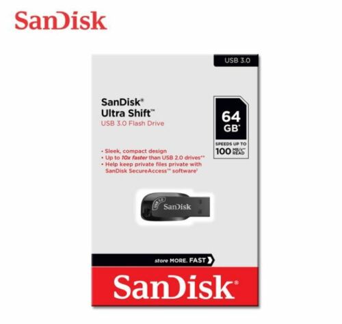 SanDisk 256GB 128GB 64GB 32GB Ultra Shift USB 3.0 Flash Drives 100MB/s lot UK - Picture 7 of 11