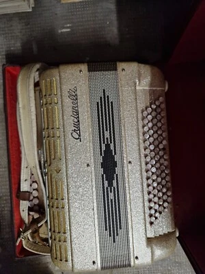 MAI01 Instrument de musique accordeon piermara nazzareno crucianelli + coffret - Photo 1/4