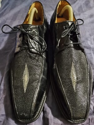 BELVEDERE EXOTIC Men\'s Dress Shoes Brown Genuine Stingray & Eeel, Size 10.5 Belvedere | Shoes | Belvedere Exotic Mens Dress Shoes Brown  main image 3