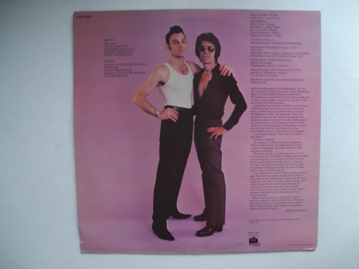 ROBERT GORDON With Link Wray Same s/t LP 1977 UK EX | eBay