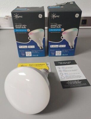 Set Of 2 GE Cync Full Color Reveal HD+ Smart Bulb (CLEDR309CDRV-OT)