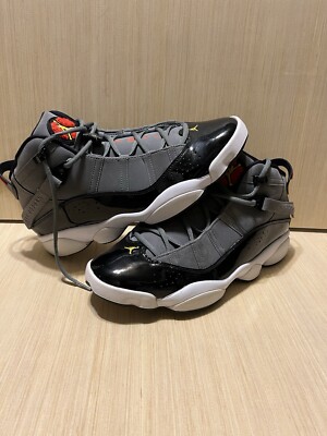 Nike Air Jordan 6 Rings Smoke Grey Gold Bred | eBay