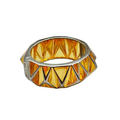 Hard To Find Angelique De Paris Pyramid Bangle Hinged  display picture 2