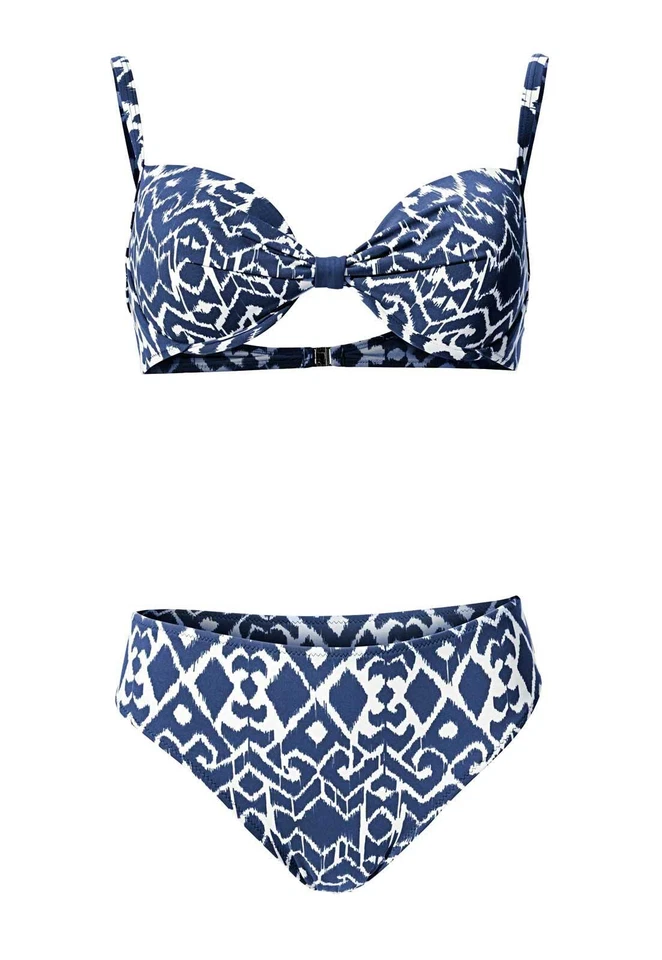 Bikini CLASS INTERNATIONAL Optimizer Bügel marine blau weiß E-Cup 38 40 - Bild 2 von 4