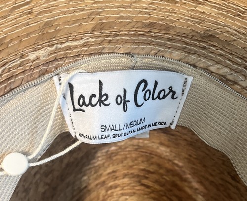 Lack Of Color Palma Fedora. NWT. Small/Medium. Sold Out - Picture 11 of 15