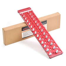 Nut and Bolt Thread Check Tool SAE + Metric Thread Gauge Bolt and Nut Identifier