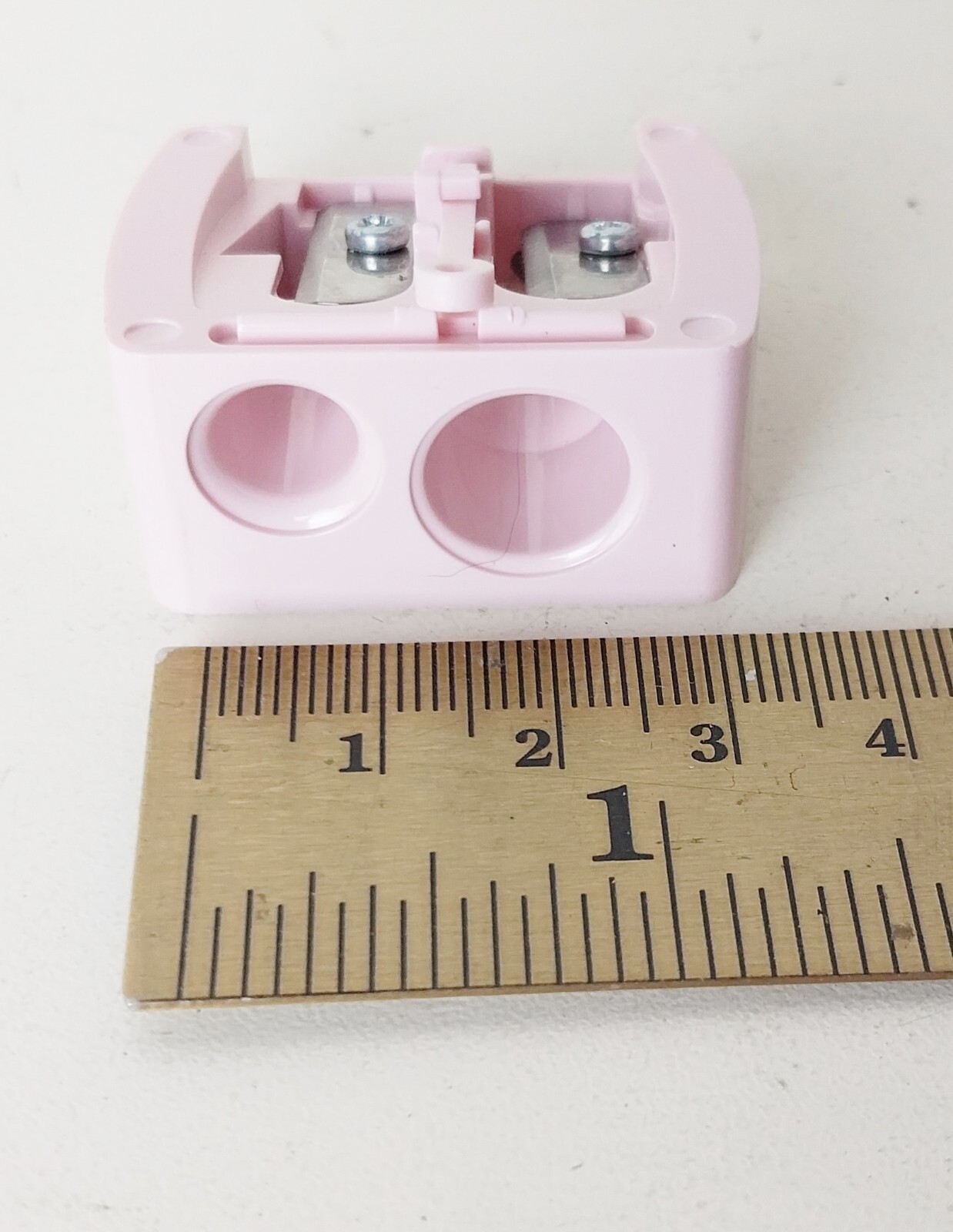 Mary Kay Dual Pink Pencil Sharpener For Large & Skinny Pencils