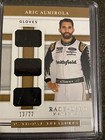 Aric Almirola National Treasures Triple Race Used Gloves Card 13/22 — photo 1