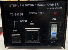 SevenStar TC-3000 Watt 110V-220 Volt Up/Down Transformer Heavy-Duty Converter