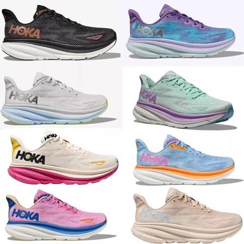 Hoka One One Clifton 9 Women Running Shoes Athletic Shoes Sneakers Gym Shoe - Picture 1 of 33
